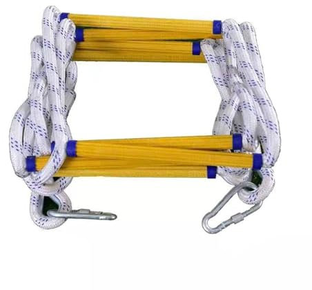 Feuerleiter-Seilleiter – Notleitern, 2/3/4-stöckig for den Hauskletter-Feuerleiter, leichte Externe Rettungsleiter (Size : 8M)