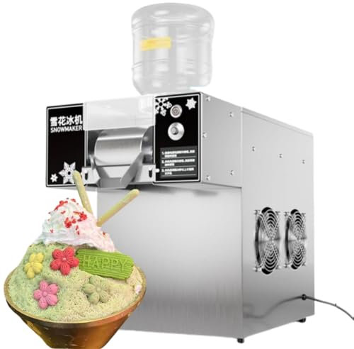Macchina per ghiaccio a fiocchi di neve commerciale, macchina per ghiaccio a fiocchi di neve, tritaghiaccio a fiocchi di neve da banco, raffreddamento ad aria per ristoranti, food truck,Medium
