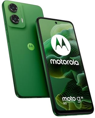 Motorola moto G35 5G 17,1 cm [6.72] Doppia SIM Android 14 USB tipo-C 4 GB 128 GB 5000 mAh Verde (Moto G35 Green 4+128GB)