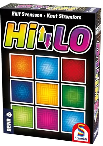 Devir - Hilo, Juego de Cartas Familiar para 2 a 6 Jugadores, Fácil y Rápido, a Partir de 8 Años, Partidas de 20 Minutos (BGHILEE)