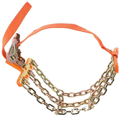 STOBAZA Cadenas Antideslizantes para Neumáticos de Coche Acero Resistente Tracción Emergencia para Suv y Vehículos Invierno Nieve