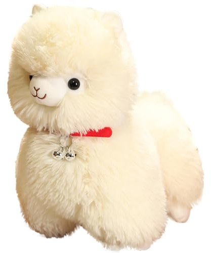 Liqzirtu Plüschtier - Niedliche Puppe | Weiches Langes Kuschelkissen, Flauschiges Stofftier Kissen, Adorables Lama Geschenk Geburtstag Weihnachten Für Kinder Mädchen, Dekoratives Plüsch
