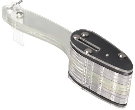 OVAQUIXI Herramienta para Cortar Calamares, Cuchillo para Cortar Flores de Calamar Acrílico Eficiente para Estómago de Cebolla de Pato, Utensilio de Cocina Fácil de Usar para Cocineros y Chefs