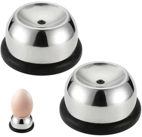 2 Stück Eierstecher Eierpiekser Set Edelstahl Eipicker mit Ergonomischem Griff Eieröffner Eierpicker für Gekochte Eier Präzises Küchenwerkzeug gegen Eierschalenbruch Küchenutensilien Geschenk
