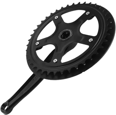 JUMPLAWN Fahrrad Kurbelgarnitur 40 Zähne Vierkant Kettenblatt Singlespeed Mountainbike E-Bike Upgrade