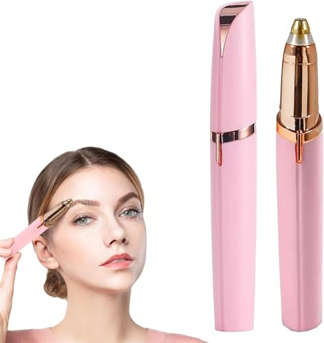 Augenbrauen Trimmer, USB Augenbrauenrasierer Elektrisch, Schmerzfreie Augenbrauen Epilierer Damen, Kompakt und praktisch zum Mitnehmen für Frauen Augenbrauen/Gesicht/Körper/Gesichtsbehandlung