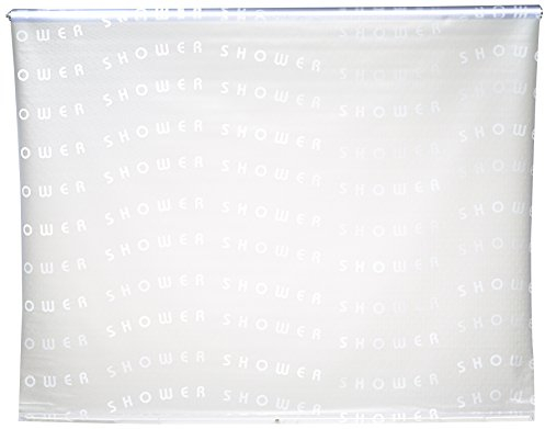 ECO-DuR,4024879003210,Ersatzvorhang Kassetten Duschrollo Seitenzug 134cm - Shower weiß