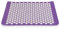 AFH-Webshop 520901 Akupressurmatte, Nadelreizmatte, Entspannungsmatte, Shantimatte, Farbe: lila/weiss