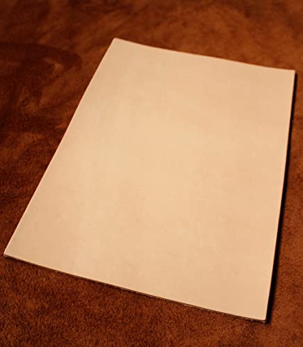 Schurleder 24 x 33 cm Dickes Rindsleder - pflanzlich gegerbtes Rindsleder - Massives Rindsleder - ca 3,2-3,5 mm dick und unbeschädigt