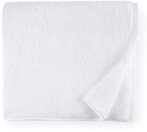 Sferra Sarma Hand Towel 20 x 30 - 650 GSM, 100% Turkish Combed Cotton - Elegant Solid Design Towel - Super Soft, Ultra-Absorbent, and Quick Dry Towels for Bathroom - White