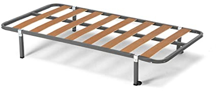 HOGAR24 ES | Somier Basic con Patas de 32 cm | Láminas Madera de Chopo | Estructura de Tubo de Acero 30x30 cm | Medida: 90x200 cm