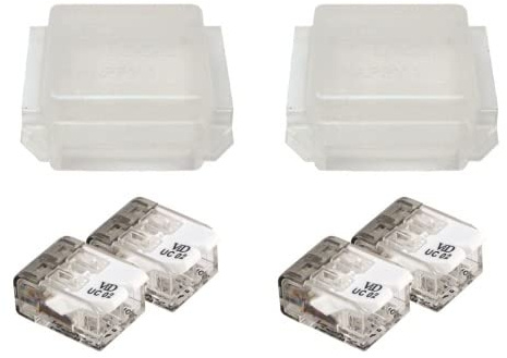 Raytech Happy Joint 4 Gelmuffe inkl. ViD® Verbindungsklemmen (2x Gelbox + 4x Hebelklemme 2-polig)