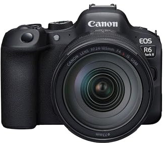 Canon EOS R6 Mark II Full Frame Mirrorless Camera & RF 24-105mm F4L IS USM | 24.2-megapixels, up to 40fps continuous shooting, 4K 60p, up to 8-stops IS and Dual Pixel CMOS Auto Focus II Black