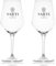 Albellion 2 Stück Original Sarti 1985 Italia Stiel-Glas Stiel-Gläser Cocktailglas Cocktailgläser Set, Transparent