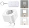 BrightArk Enchufes Inalámbricos remoto inalámbrico con función de regulación, Alcance de 30M enchufe con mando a distancia por radio, 1 enchufas +1 mando a distancia para bombillas LED/INC/CFL blanco