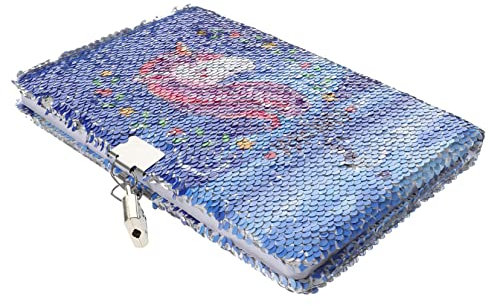 TOYANDONA Kreatives Notizbuch Mit Wende-pailletten Glitzernder Einband Notizheft Für Schüler Tagebuch Für Reisen Kreatives Schreiben Und Listenideen Perfektes Für Mädchen