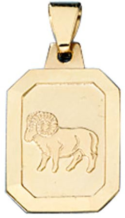 Sternzeichen Widder - Goldanhänger Anhänger 333 Gold Halsschmuck Unisex