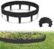 bechoanigel 20 Pieza Borduras Jardin, Bordura Jardin Exterior 25cm x 23cm, Borde Jardin Exterior 5 m, Bordes de Jardin Exterior para Bordes de Jardín y Parterres (Negro)