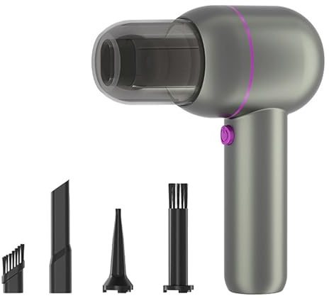 Aspirapolvere Portatile Silenzioso, Ricaricabile Senza Fili, Filtro HEPA, Specifico per Peli Di Animali Domestici, per Casa, Auto, Mobili, Design Ultraleggero e Silenzioso