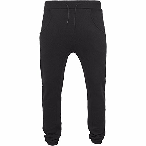Build Your Brand herr Tr�ningsbyxor Heavy Deep Crotch Sweatpants