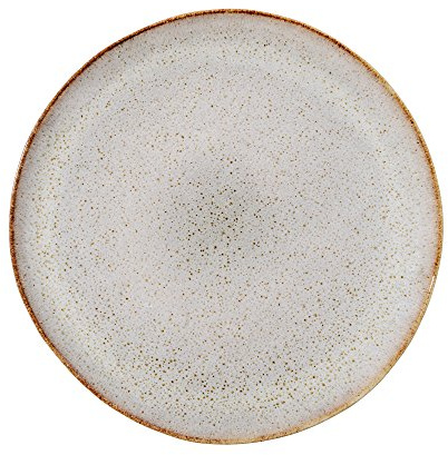 Bloomingville Speiseteller, Essteller Sandrine hellgrau D. 28,5cm Keramik