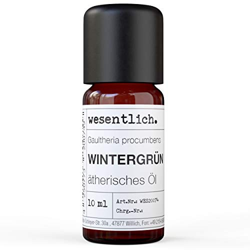 Wintergrünöl - reines ätherisches Öl von wesentlich. - 100% naturrein aus der Glasflasche (10ml)