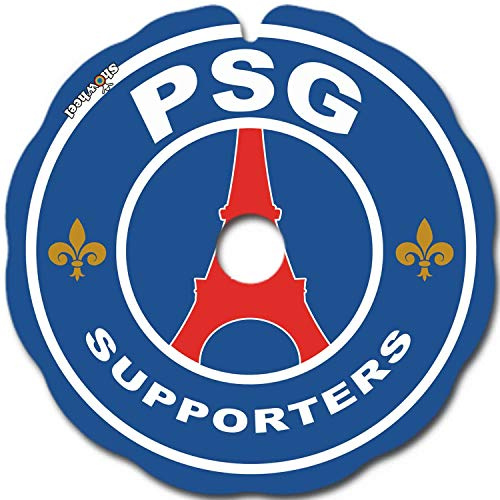 Flasque: Protège-Rayon Fauteuil Roulant (Paire) pour Main Courante de 52,51 à 53,50cm de Diam. Extérieur, Fixation Plate - PSG supporter