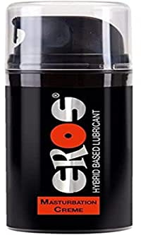 EROS® (Megasol) Masturbations-Gel 100 ml - Hybrid-Gleitmittel auf Silikon- und Wasserbasis, langanhaltend, transparent, aromalos, 147 g
