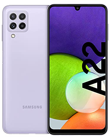 Samsung Galaxy A22 Smartphone 6.4 Zoll 128 GB Android Handy Mobile Violet