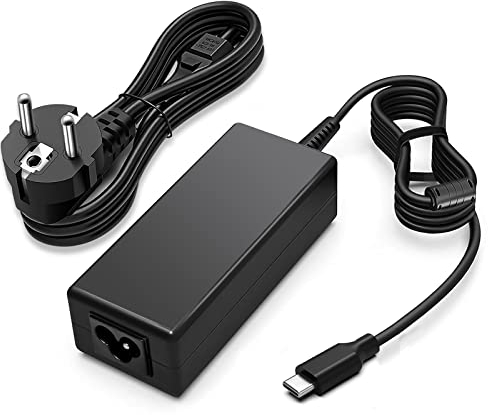 45W USB C Cargador Portátil para Acer Chromebook 11 13 14 15 R13, Lenovo Chromebook C330 C340 S330 S340 100e 300e 500e, ThinkPad Yoga HP ASUS DELL Samsung Google Ordenador Adaptador Tipo C Portátil