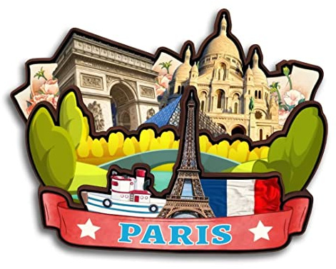 Orlybar Kühlschrankmagnet Paris Frankreich, Holzkollektion, 3D-Holz, handgefertigt, Reise, Stadt, Souvenirs, Kühlschrankmagnet, Heimdekoration, Geschenk – 1184