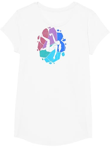 Bouldern Kletterer Kinder Damen Mädchen Berge Klettern T-Shirt