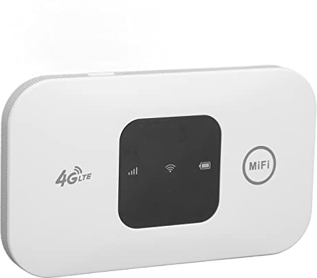 Portable Wifi Device, Thin Compact 2100mAh Battery High Speed Supports 10 Users Mobile Portable Wifi for Phone