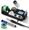 Soldering Iron Station,927 I Soldering Station Kit with 90-480℃ Adjustable,60w Soldering Iron Kit with LCD Display,5 Soldering Iron Tips,Sleep Function,Thermostat Control,℉/℃ Display