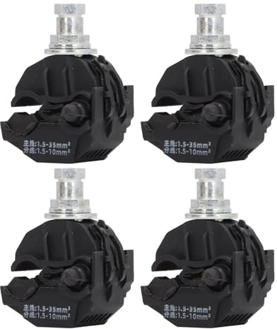 Fockety Connettore Perforante Isolante, 5 Pezzi Morsetto Perforante Isolante 1KV Sdoppiatore Cavo Ad Alta Bassa Tensione Senza Peeling con Guscio Isolato Non Richiede Peeling per (JJC-1)