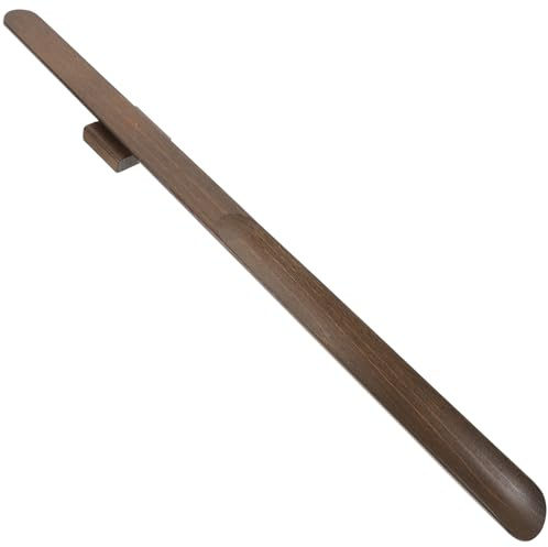 Holibanna Långt Skohorn Med Magnetisk Dragfunktion Ergonomisk Skohandtag För Hushåll För Äldre Och Graviditeter Valnötsfärg Praktiskt Och Hållbart Verktyg För Enkelt Skopåtagande