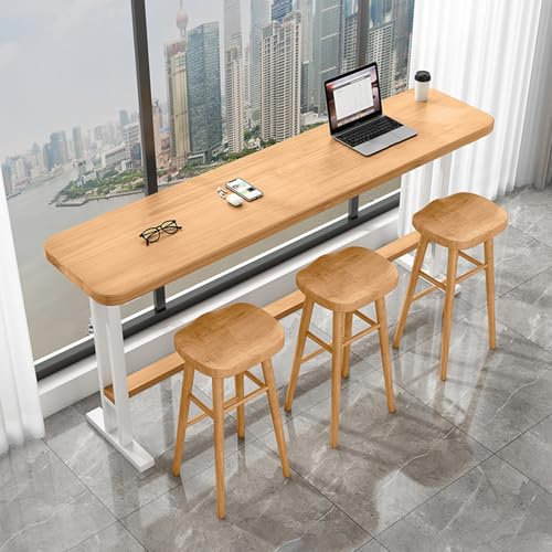 HDZNDH Moderner Stehtisch Stehtische Stehtisch Bar Table Outdoor Holz Küchentisch Im Industrie-Design