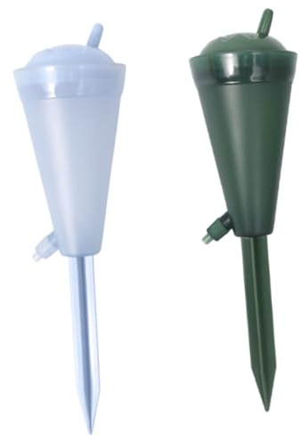 VICASKY 2 Pièces Arroseurs Automatiques pour Plantes Pot Dispositifs Arrosage Goutte à Goutte Réglables Économise et Eau pour Jardin Intérieur et Extérieur