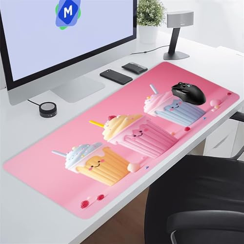 Tappetino Mouse XXL Gaming 1200x600x2 mm Cartoon Tappetino per Mouse Grande Cuscinetto per Tastiera Grande da Scrivania Gaming Mousepad Lavabile per Ufficio e casa