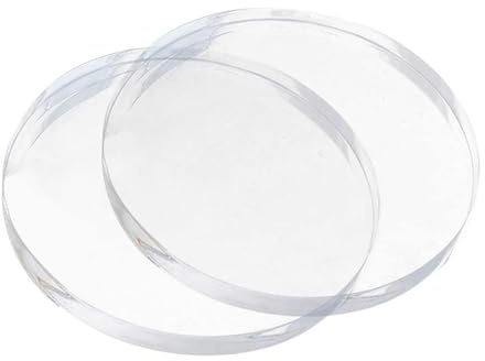 DQZRTUECA 2 st. runda akrylskivor i klar akryl, 5 mm tjocklek, diameter 110-170 mm(Diameter 150mm)