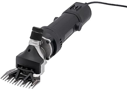 Tondeuse électrique à vitesse variable 850 W, 6 niveaux de vitesse, avec sac de transport, convient pour moutons, chèvres, lamas et alpagas