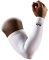 Mc David 6566R Mangas de compresión, Unisex Adulto, Blanco, S/M