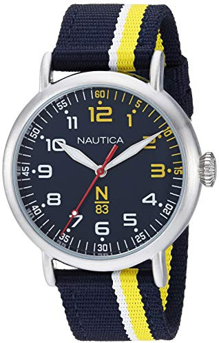 Nautica Wakeland Reloj de Hombre Cuarzo 40mm Correa de Nylon NAPWLS907