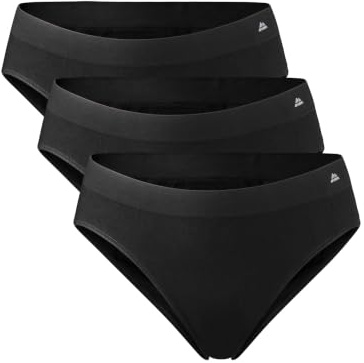 DANISH ENDURANCE Culottes en Fibre de Bambou Stretch, Slips Ultra Doux & Confortables, Femme, Lot de 3