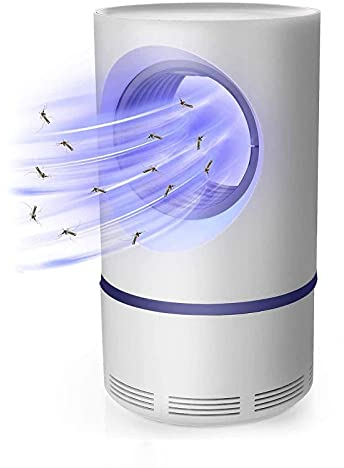 KATELUO Lampe Anti Moustique,Anti Moustique,Pas Bruit,Pas Rayonnement, USB Alimentation, LED Interieur Piège à Moustiques