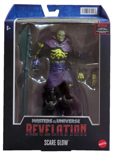 Masters of the Universe Masterverse Scare Glow Action Figure 7-in MOTU Battle Figures for Storytelling Play and Display, Gift for Kids Age 6 and Older and Adult Collectors, MOTU Collectors