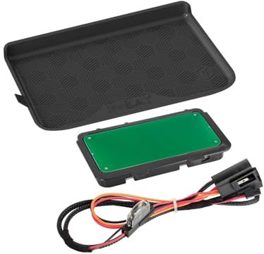 INBAY 15W Handyhalterung Auto Ablagefach Induktiv/Kabellos passend für VW Golf Sportsvan (AUV) 10/2017-06/2020 - Autohalterung Zubehör Innenraum - Qi