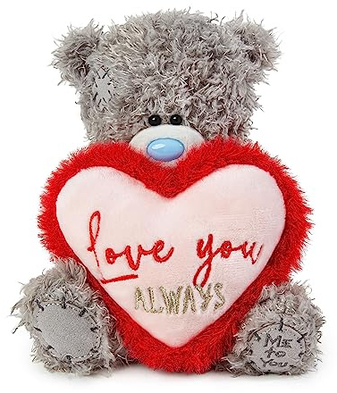 Me to You Tatty Teddy Christmas 'Love You Always' Bear On Gift Plinth 15cm High - Official Collection