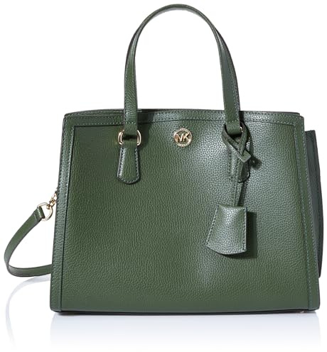 Michael Kors Women MD Satchel Bag, Amazon Green