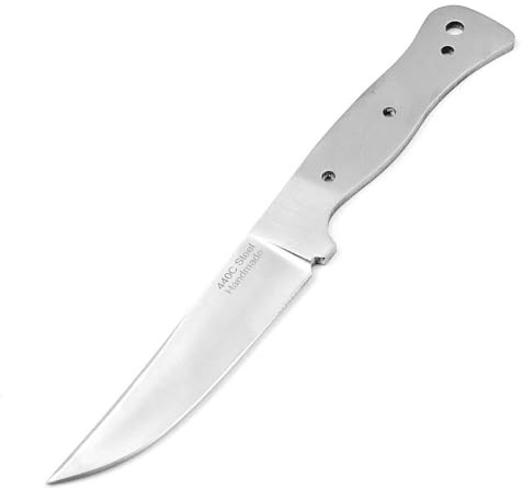 MAQSON Hochwertige 440C Stahl Jagd Messerklinge | Rohling | 58-60 HRC 1029EA